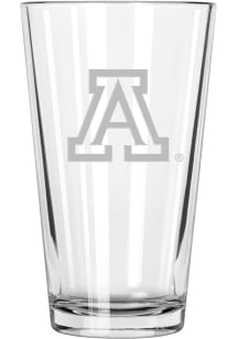 Arizona Wildcats 17oz Etched Pint Glass - White