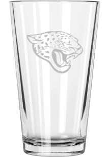 Jacksonville Jaguars 17oz Etched Pint Glass - White