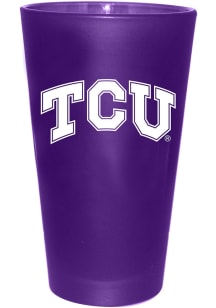 TCU Horned Frogs 16 oz Color Frosted Pint Glass - Purple