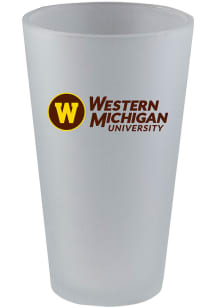 Western Michigan Broncos 16 oz Color Frosted Pint Glass - Brown