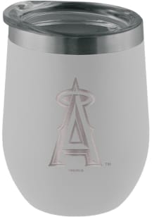 Los Angeles Angels 12oz Laser Etched Tumbler - White