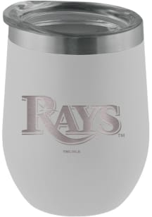 Tampa Bay Rays 12oz Laser Etched Tumbler - White