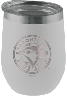 Toronto Blue Jays 12oz Laser Etched Tumbler - White