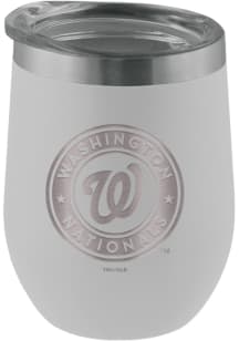 Washington Nationals 12oz Laser Etched Tumbler - White