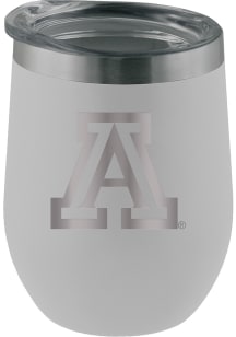 Arizona Wildcats 12oz Laser Etched Tumbler - White