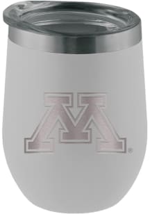 Minnesota Golden Gophers 12oz Laser Etched Tumbler - White
