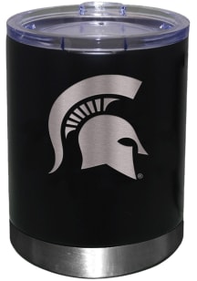 Michigan State Spartans 12oz Etched Lowball Rock Glass - Black