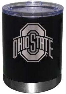 Ohio State Buckeyes 12oz Etched Lowball Rock Glass - Black