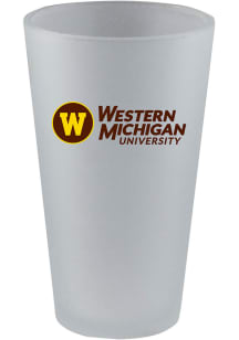 Western Michigan Broncos 16 oz. Frosted Pint Glass - White