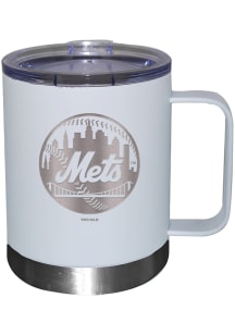 New York Mets 12oz Etched Lowball Tumbler - White