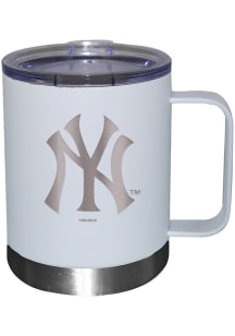 New York Yankees 12oz Etched Lowball Tumbler - White