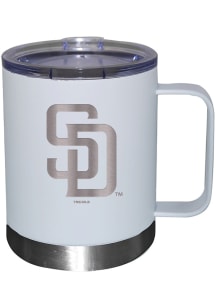 San Diego Padres 12oz Etched Lowball Tumbler - White