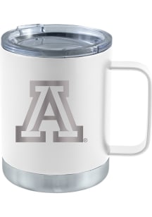 Arizona Wildcats 12oz Etched Handle Lowball Tumbler - White