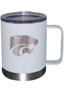 K-State Wildcats 12oz Etched Handle Lowball Tumbler - White