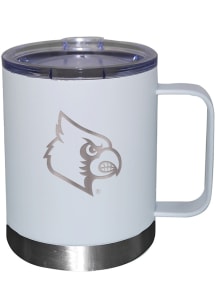 Louisville Cardinals 12oz Etched Lowball Tumbler - White