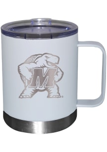 Maryland Terrapins 12oz Etched Lowball Tumbler - White