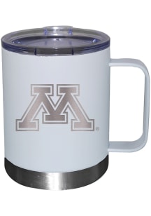 Minnesota Golden Gophers 12oz Etched Lowball Tumbler - White