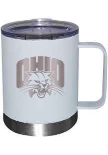 Ohio Bobcats 12oz Etched Lowball Tumbler - White