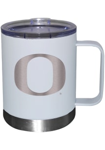 Oregon Ducks 12oz Etched Lowball Tumbler - White