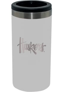 The Memory Company Nebraska Cornhuskers 12oz Laser Etched Slim Can Stainless Steel Coolie