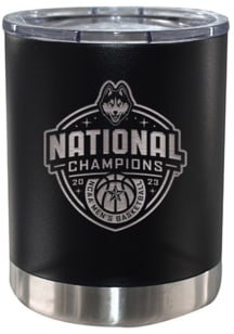 UConn Huskies 2023 Basketball National Champions Lowball Tumbler - Black