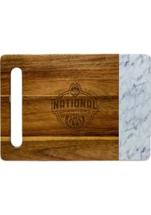 UConn Huskies 2023 Basketball National Champions Acacia with Faux Marble Serving Tray