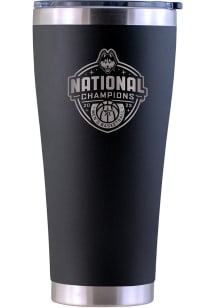 UConn Huskies 2023 Basketball National Champions 20oz Etched Tumbler - Black