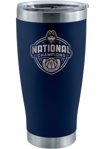 UConn Huskies 2023 Basketball National Champions 20oz Etched Tumbler - Blue