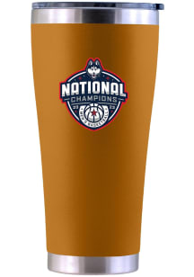 UConn Huskies 2023 Basketball National Champions 30oz Printed Tumbler - Tan