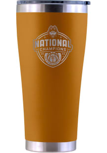 UConn Huskies 2023 Basketball National Champions 30oz Etched Tumbler - Tan