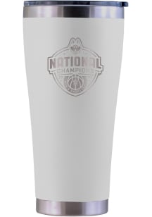 UConn Huskies 2023 Basketball National Champions 30oz Etched Tumbler - White