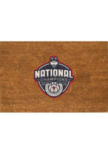 UConn Huskies 2023 Basketball National Champions 19x25 Door Mat