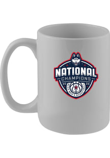 UConn Huskies 2023 Basketball National Champions 15oz Ceramic Mug - White
