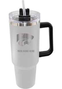 The Memory Company K-State Wildcats Personalized 46oz Colossal Stainless Steel Tumbler - White