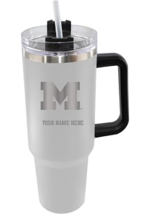 The Memory Company Michigan Wolverines Personalized 46oz Colossal Stainless Steel Tumbler - White