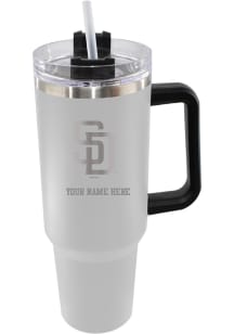 The Memory Company San Diego Padres Personalized 46oz Colossal Stainless Steel Tumbler - White