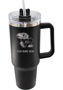 The Memory Company Kansas Jayhawks Personalized 46oz Colossal Stainless Steel Tumbler - Black