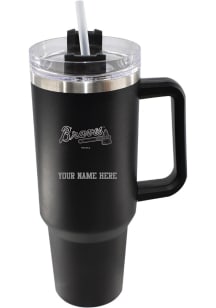 The Memory Company Atlanta Braves Personalized 46oz Colossal Stainless Steel Tumbler - Black