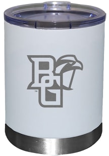 The Memory Company Bowling Green Falcons Etched 12oz Lowball Stainless Steel Tumbler - White