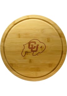 Colorado Buffaloes Bamboo Lazy Susan Cutting Board