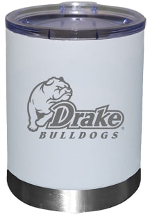 The Memory Company Drake Bulldogs Etched 12oz Lowball Stainless Steel Tumbler - White