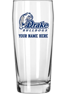 Drake Bulldogs 16oz Pub Pilsner Glass - White
