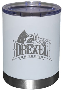 The Memory Company Drexel Dragons Etched 12oz Lowball Stainless Steel Tumbler - White