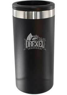 The Memory Company Drexel Dragons Etched 12oz Slim Can Stainless Steel Coolie