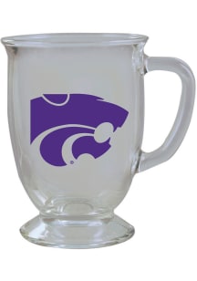 K-State Wildcats 16 oz. Etched Pint Glass - White