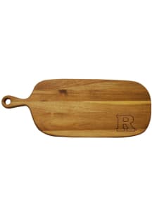 Rutgers Scarlet Knights Acacia Paddle Cutting Board