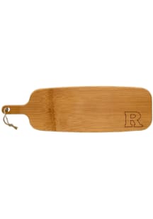 Rutgers Scarlet Knights Bamboo Paddle Cutting Board