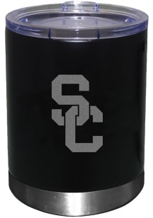 The Memory Company USC Trojans Etched 12oz Lowball Stainless Steel Tumbler - Black