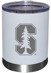 The Memory Company Stanford Cardinal Etched 12oz Lowball Stainless Steel Tumbler - White