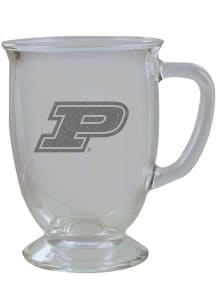 Purdue Boilermakers 16 oz. Etched Pint Glass - White